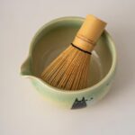 Hand-painted Couple Cat Matcha Bowl Set Unique Matcha Whisk Gift Set 450ml